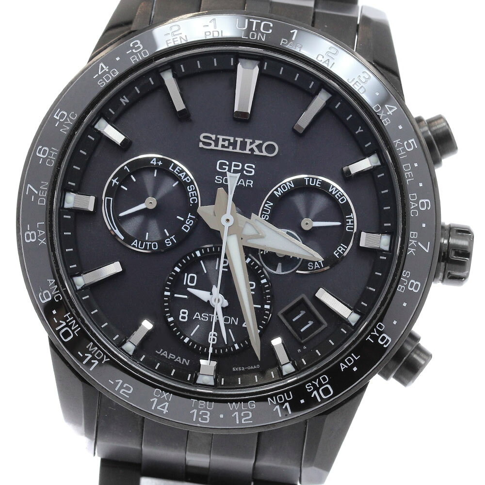 セイコー SEIKO SBXC037/5X53-0AB0 アストロン GPS ソーラー電波 メンズ _965348【中古】