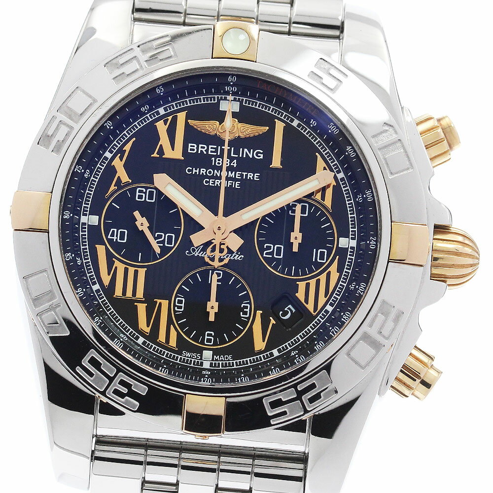 ブライトリング BREITLING IB0110 クロノマット44 ビコロ クロノグラフ 自動巻き メンズ 良品 _962864【中古】
