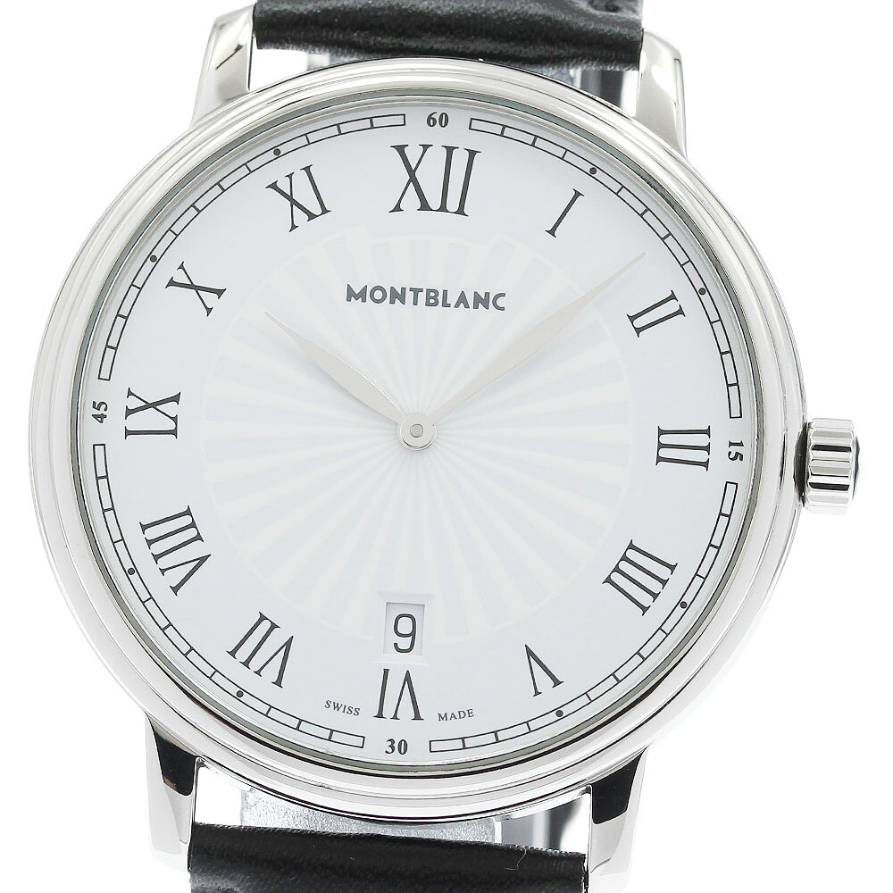 モンブラン MONTBLANC 7336/112633 トラディション デイト クォーツ メンズ 良品 _963385【中古】