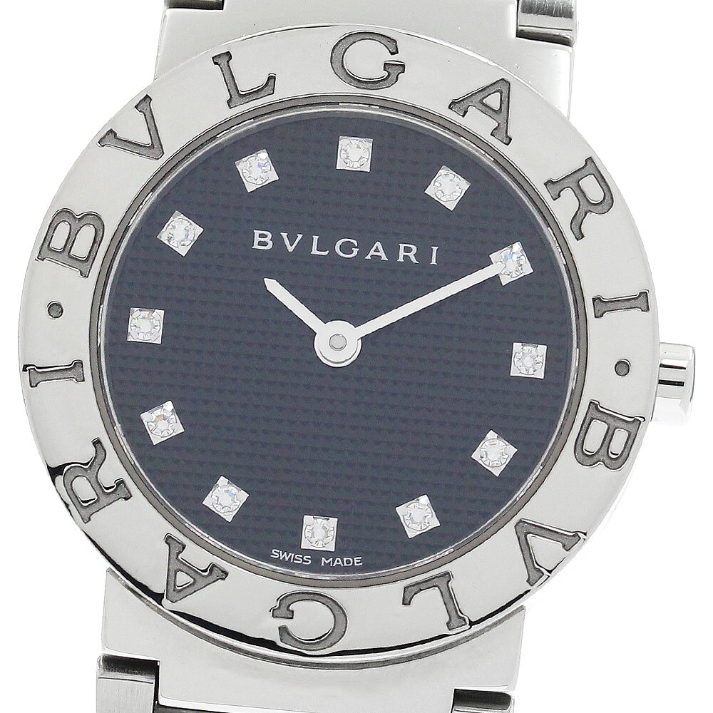 ブルガリ BVLGARI BB26SS ブルガリブルガリ 12Pダイヤ クォーツ レディース _955987【中古】