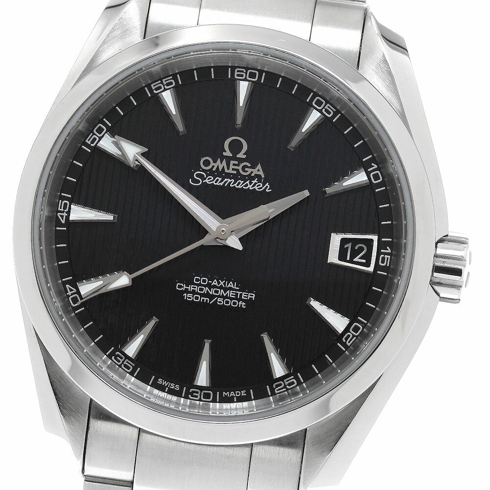 オメガ OMEGA 231.10.39.21.01.001 シーマスター アクアテラ デイト コーアクシャル 自動巻き メンズ 良品 _959732【中古】