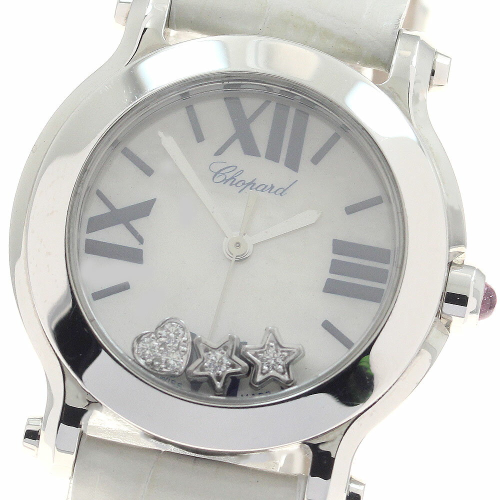 ショパール Chopard 8509 ハッピースポーツ ダイヤ クォーツ レディース _965183