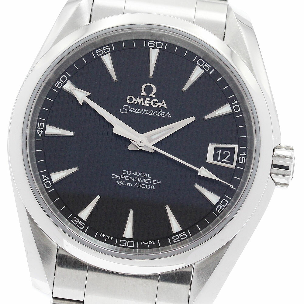 オメガ OMEGA 231.10.39.21.01.001 シーマスター アクアテラ デイト コーアクシャル 自動巻き メンズ 良品 _916384【中古】