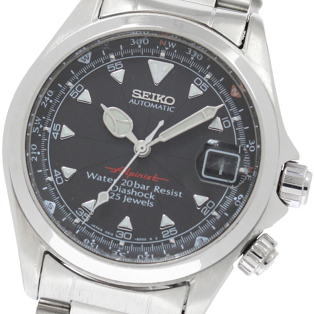 訳あり セイコー SEIKO 4S15-6000 SCVF005 アルピニスト デイト 自動巻き メンズ _961229 中古 closer01-10267276 CLOSER パッケージ画像