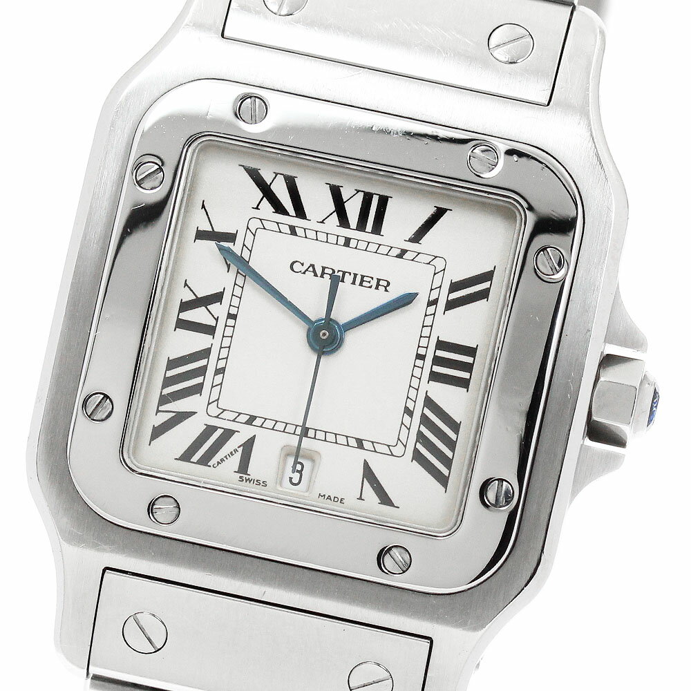 カルティエ CARTIER W20060D6 サントスガルベLM デイト クォーツ メンズ _962 ...