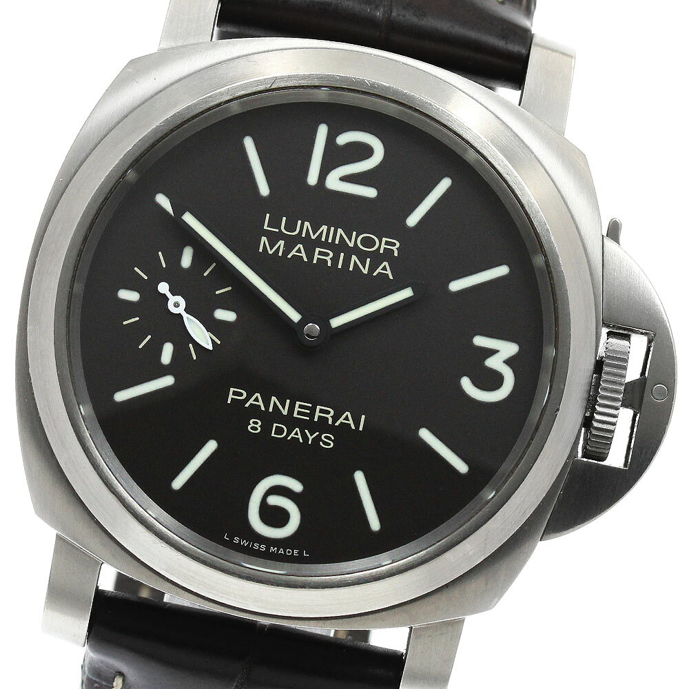パネライ PANERAI PAM00564 ルミノールマリーナ 8デイズ チタニオ スモールセコンド 手巻き メンズ 保証書付き_965606【中古】