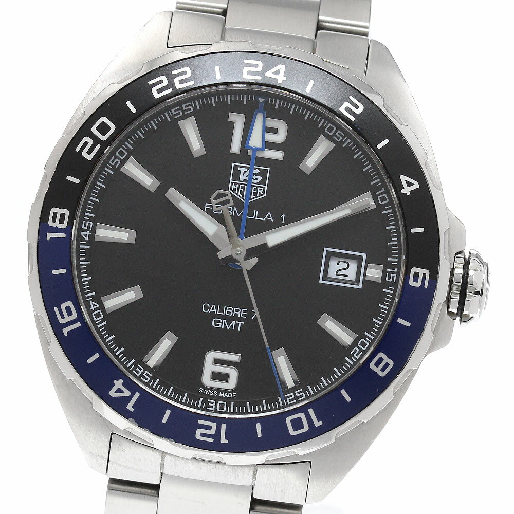 タグホイヤー TAG HEUER WAZ211A-0 フォーミュラー1 キャリバー7 GMT 自動巻き メンズ _965662【中古】