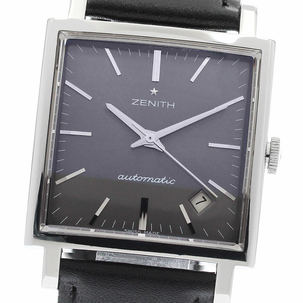 訳あり ゼニス ZENITH 03.1965.670 ニュービンテージ 1965 デイト 自動巻き メンズ 箱・保証書付き_956683【中古】