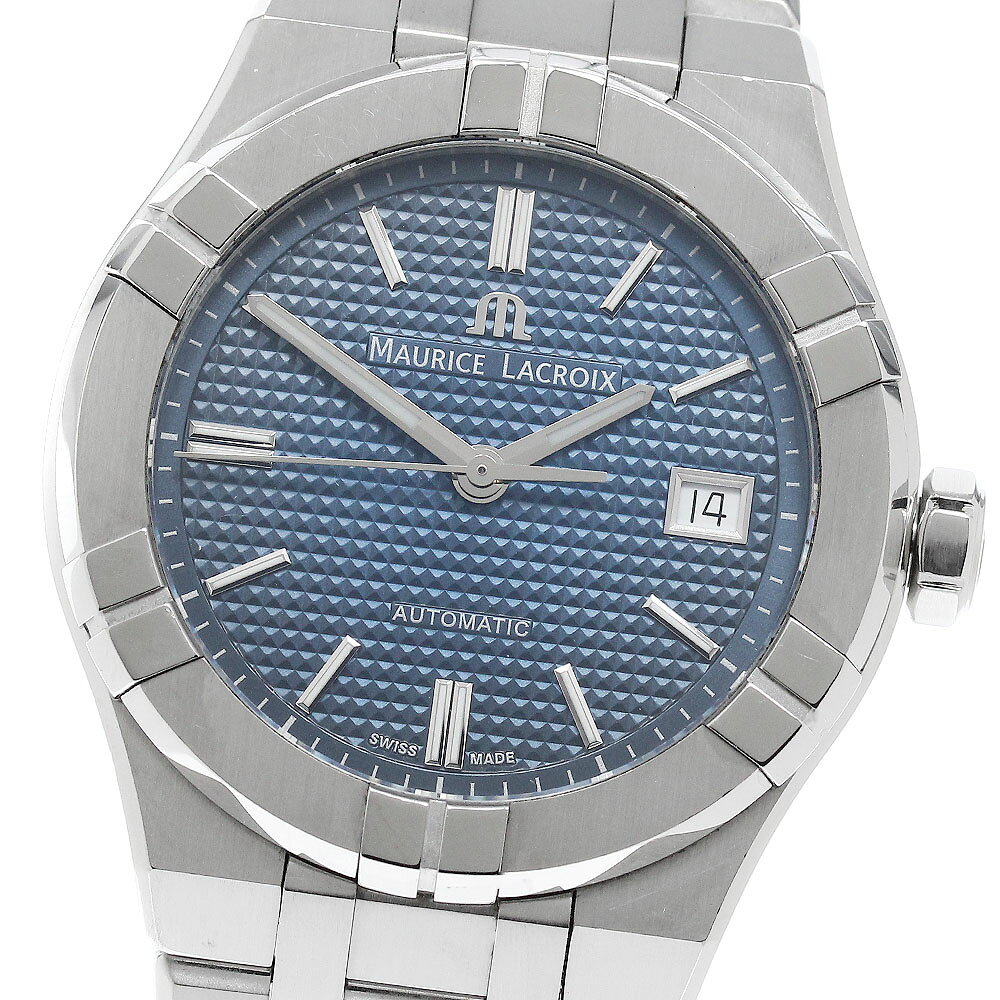 モーリス・ラクロア Maurice Lacroix AI6007-SS002-430-1 アイコン デイト 自動巻き メンズ 箱・保証書付き_961099【中古】