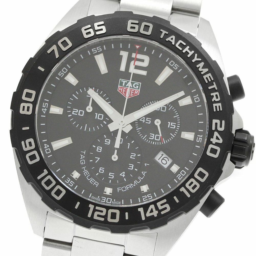 タグホイヤー TAG HEUER CAZ1010.BA0842 フォーミュラ1 クロノグラフ デイト クォーツ メンズ 極美品 箱・保証書付き_962227【中古】