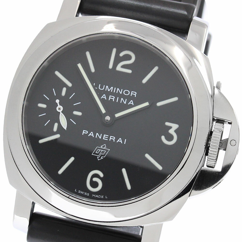 パネライ PANERAI PAM00005 ルミノールマリーナ ロゴ スモールセコンド 手巻き メン ...