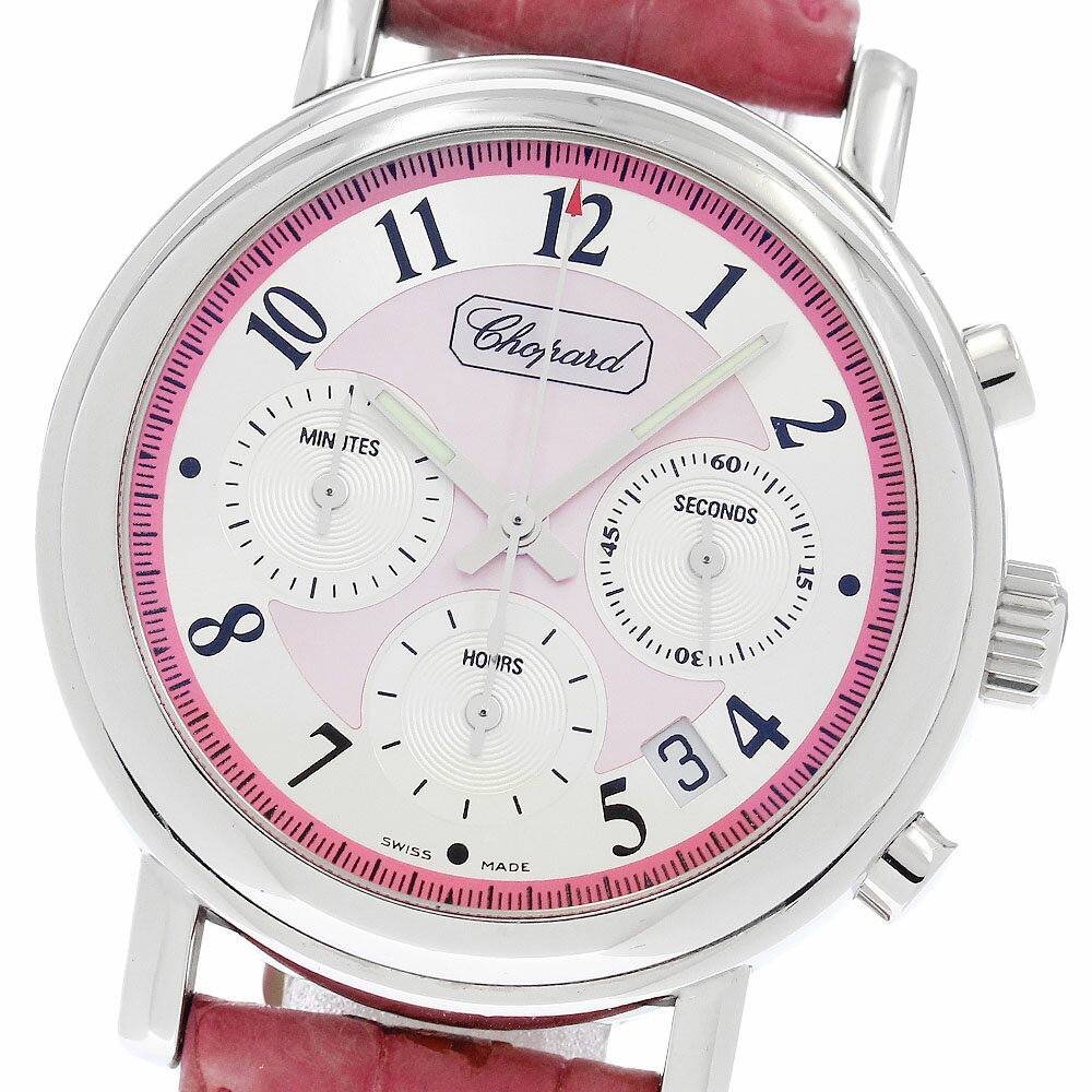 ショパール Chopard 8331 ミッレミリア エルトンジョン デイト クロノグラフ 自動巻き メンズ _963344【中古】