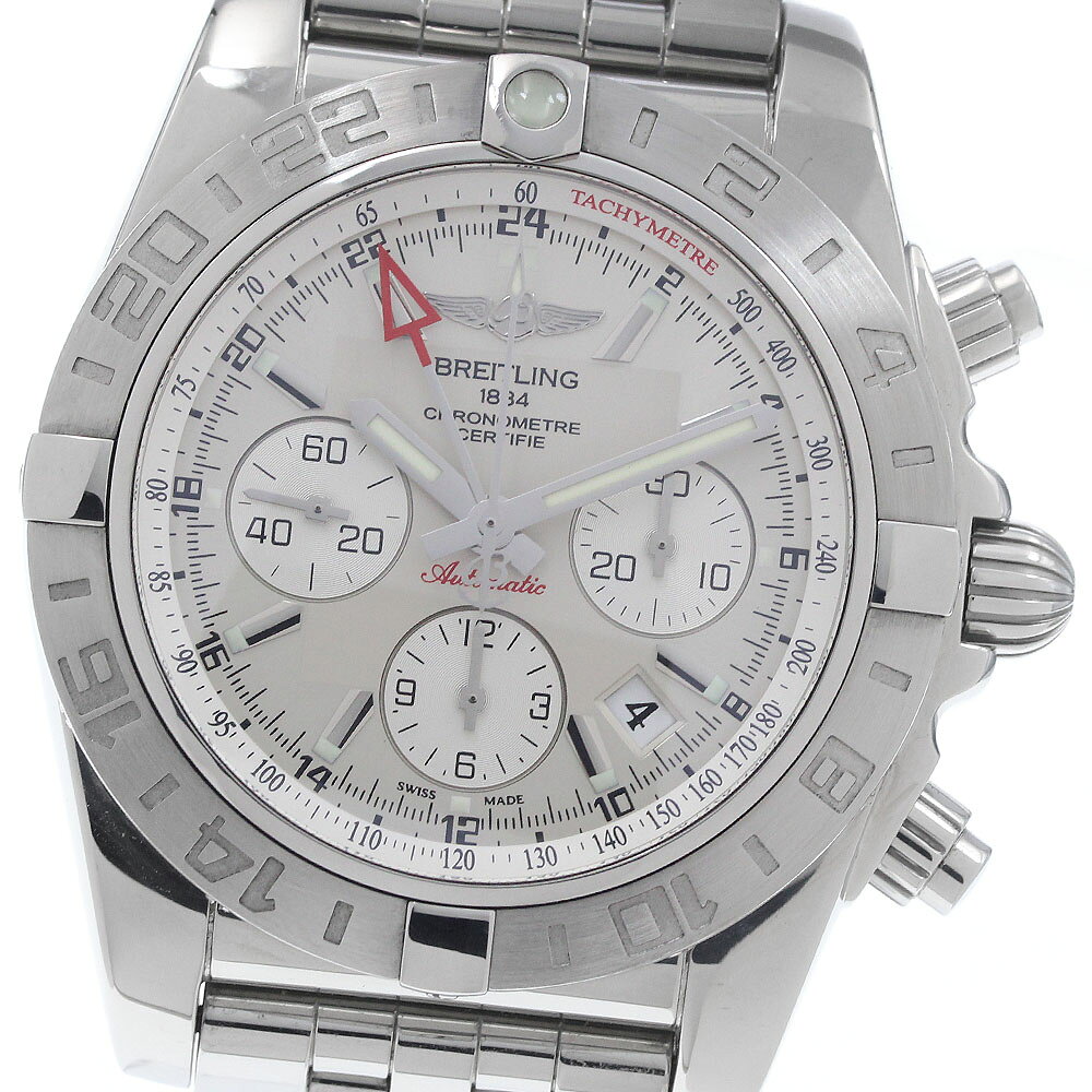 ブライトリング BREITLING AB0420 クロノマット デイト GMT 自動巻き メンズ _965551【中古】