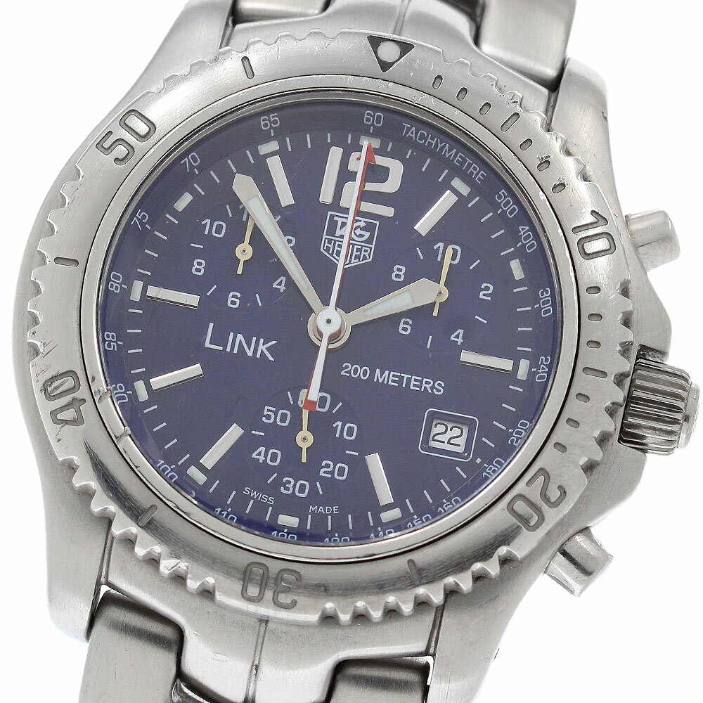 タグホイヤー TAG HEUER CT1110-0 リンク クロノグラフ クォーツ メンズ _965816【中古】
