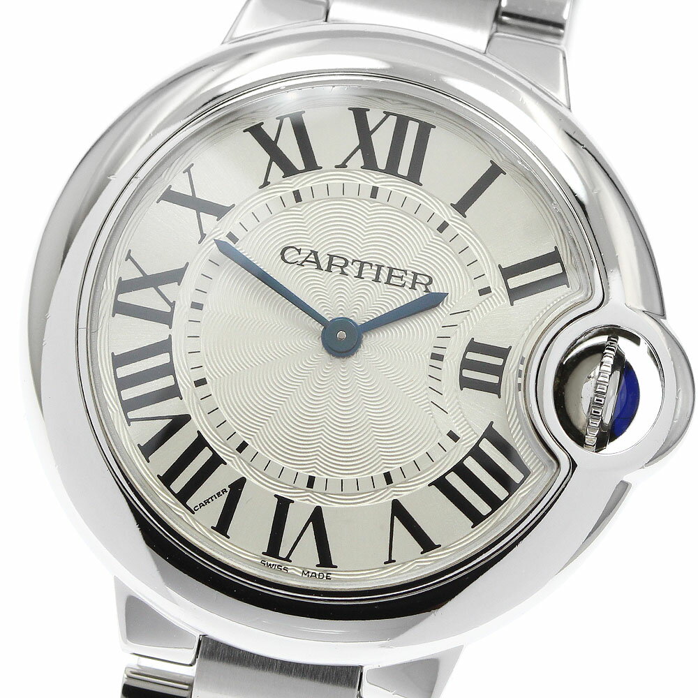 Rakuten - カルティエ CARTIER W6920084 バロンブルーMM クォーツ ボーイズ 良品 保証書付き_953565【中古】