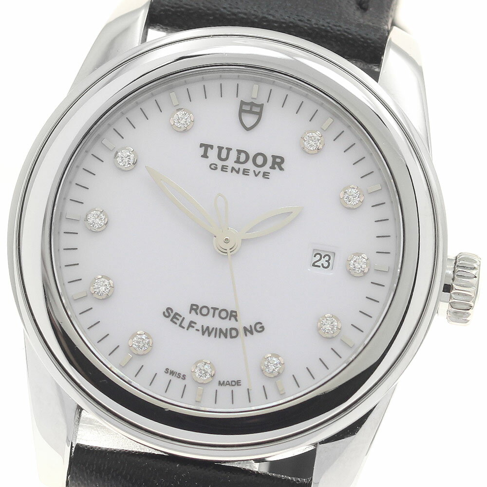 チュードル TUDOR 53000 グラマー 11Pダイヤ デイト 自動巻き ボーイズ 良品 _957147【中古】