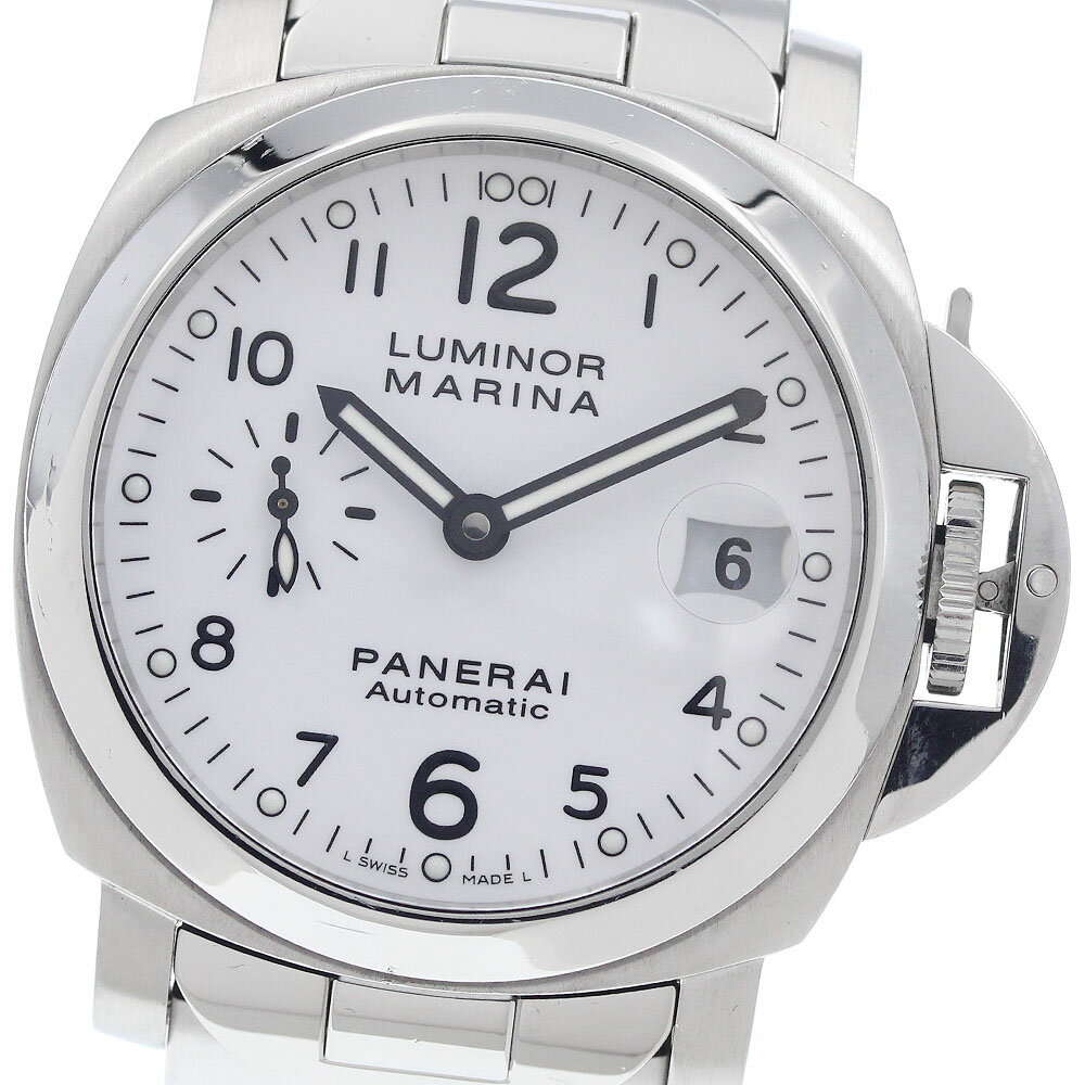 パネライ PANERAI PAM00049 ルミノール マリーナ スモールセコンド 自動巻き メンズ 内箱・保証書付き_960657【中古】