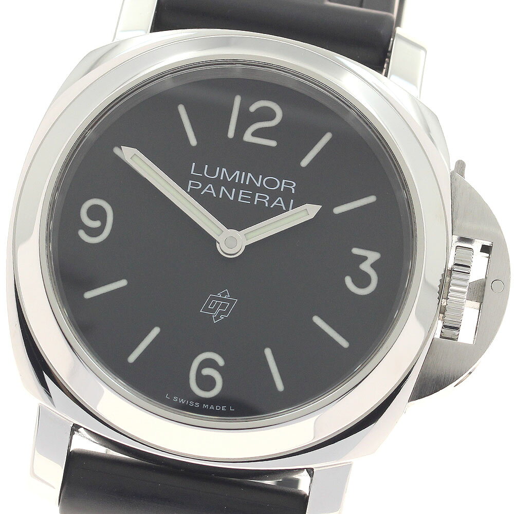 パネライ PANERAI PAM01086 ルミノール ベース ロゴ 44mm 手巻き メンズ 良品 箱・保証書付き_963062【中古】