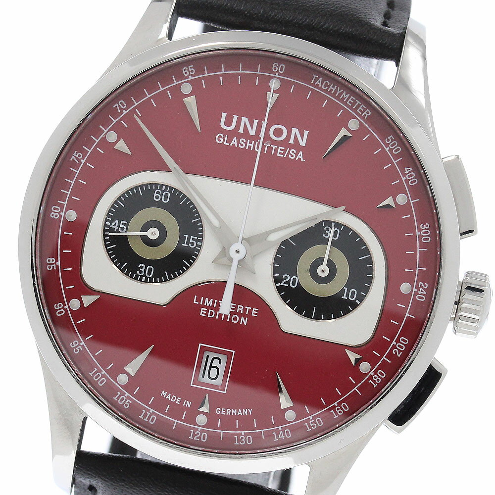 ユニオングラスヒュッテ UNION GLASHUTTE D008.427A ノラミス クロノグラフ 自動巻き メンズ _963235【中古】