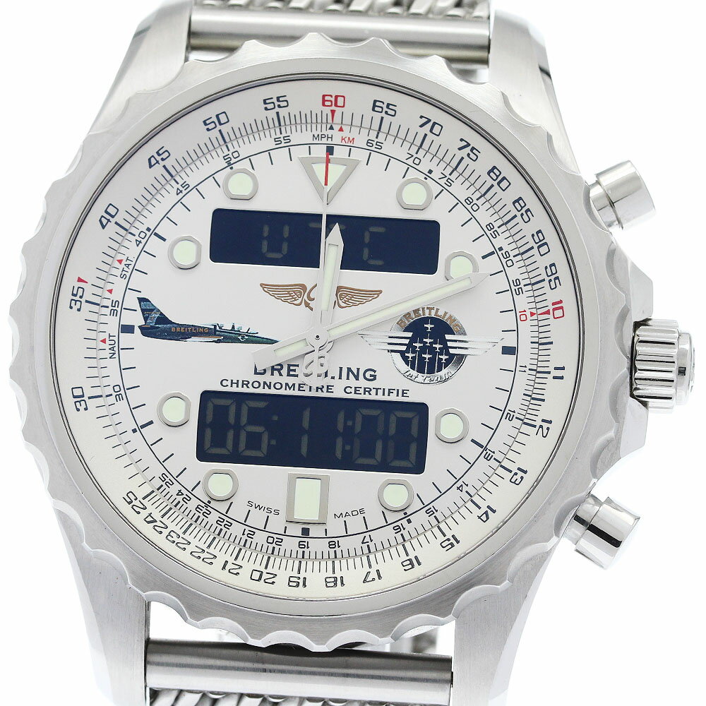ブライトリング BREITLING A78365 クロノスペース 多機能 クォーツ メンズ _965716【中古】