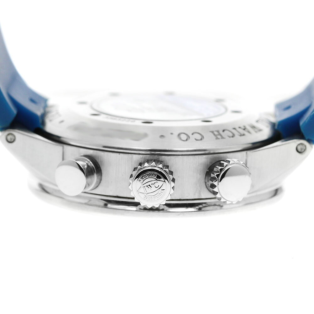 CLOSERのベルト訳あり IWC SCHAFFHAUSEN IW378203 アクアタイマー クストーダイバーズ クロノグラフ 自動巻き メンズ _949737【中古】｜アングル3