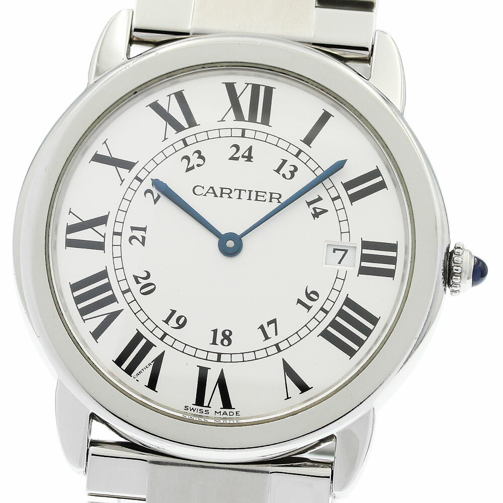 カルティエ CARTIER W6701005 ロンドソロ LM デイト クォーツ メンズ _9601 ...
