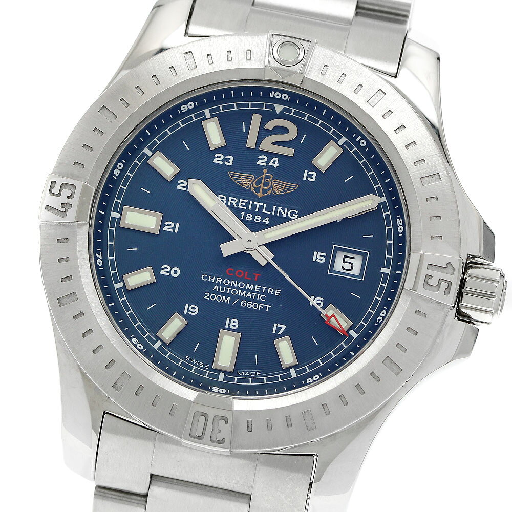 ブライトリング BREITLING A17388 コルト デイト 自動巻き メンズ 良品 _961428【中古】