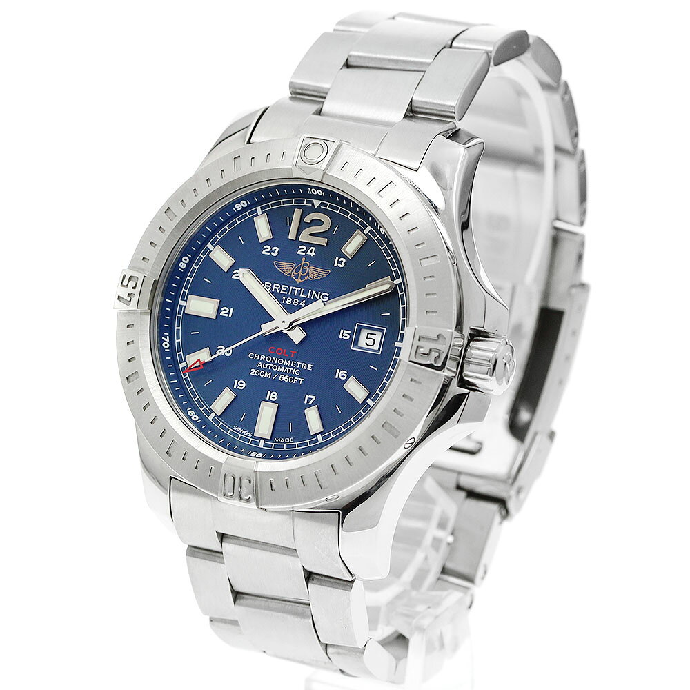 CLOSERのブライトリング BREITLING A17388 コルト デイト 自動巻き メンズ 良品 _961428【中古】｜アングル2