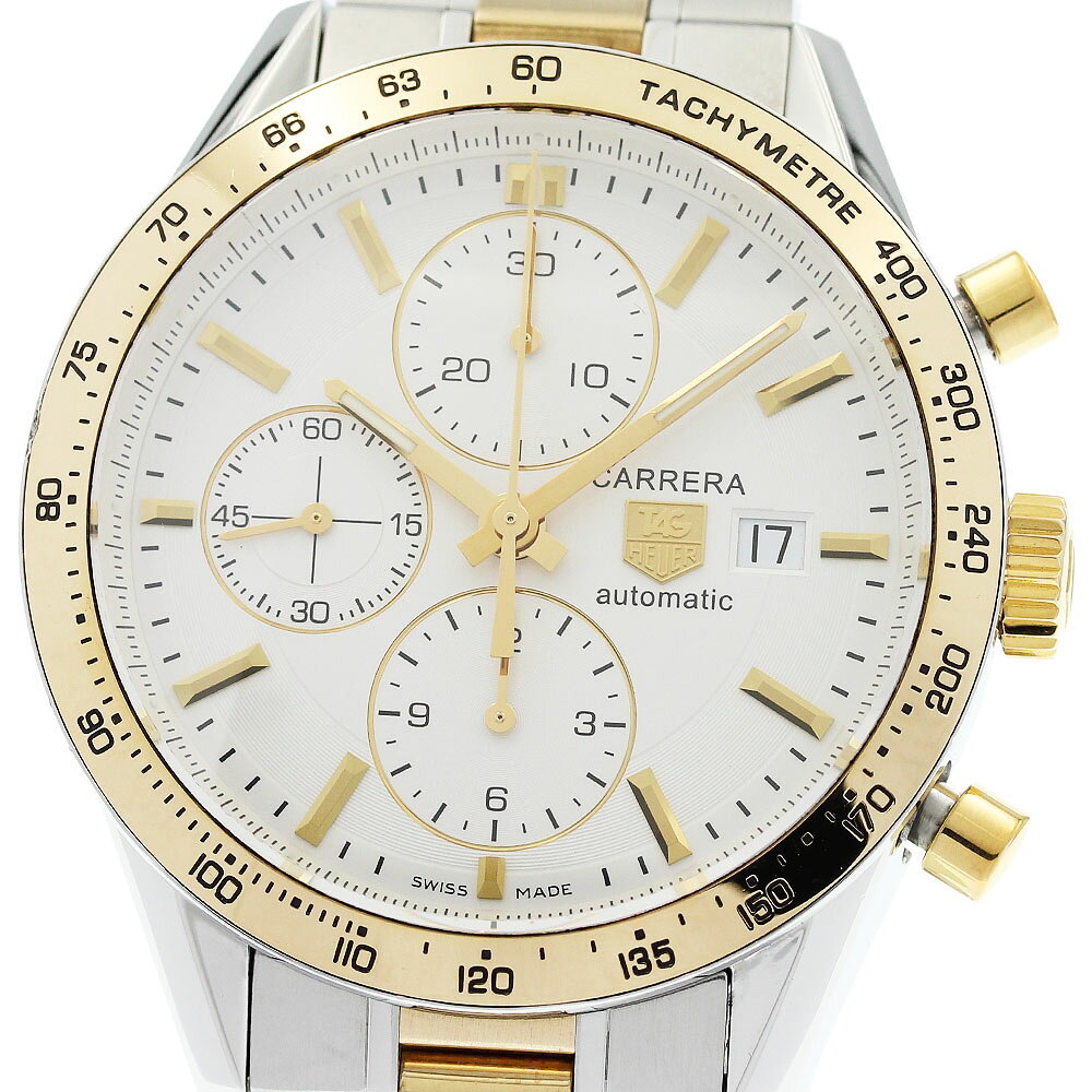 タグホイヤー TAG HEUER CV2050.BD0789 カレラ タキメーター クロノグラフ 自動巻き メンズ _963135【中古】