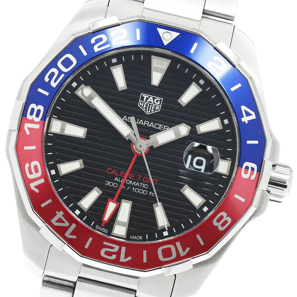 タグホイヤー TAG HEUER WAY201F.BA0927 アクアレーサー キャリバー7 GMT 自動巻き メンズ 良品 _964104【中古】