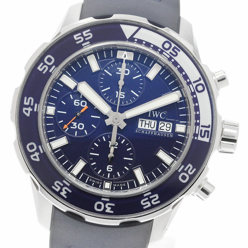 IWC SCHAFFHAUSEN IW376711 アクアタイマー デイデイト クロノグラフ 自動巻き メンズ _965059