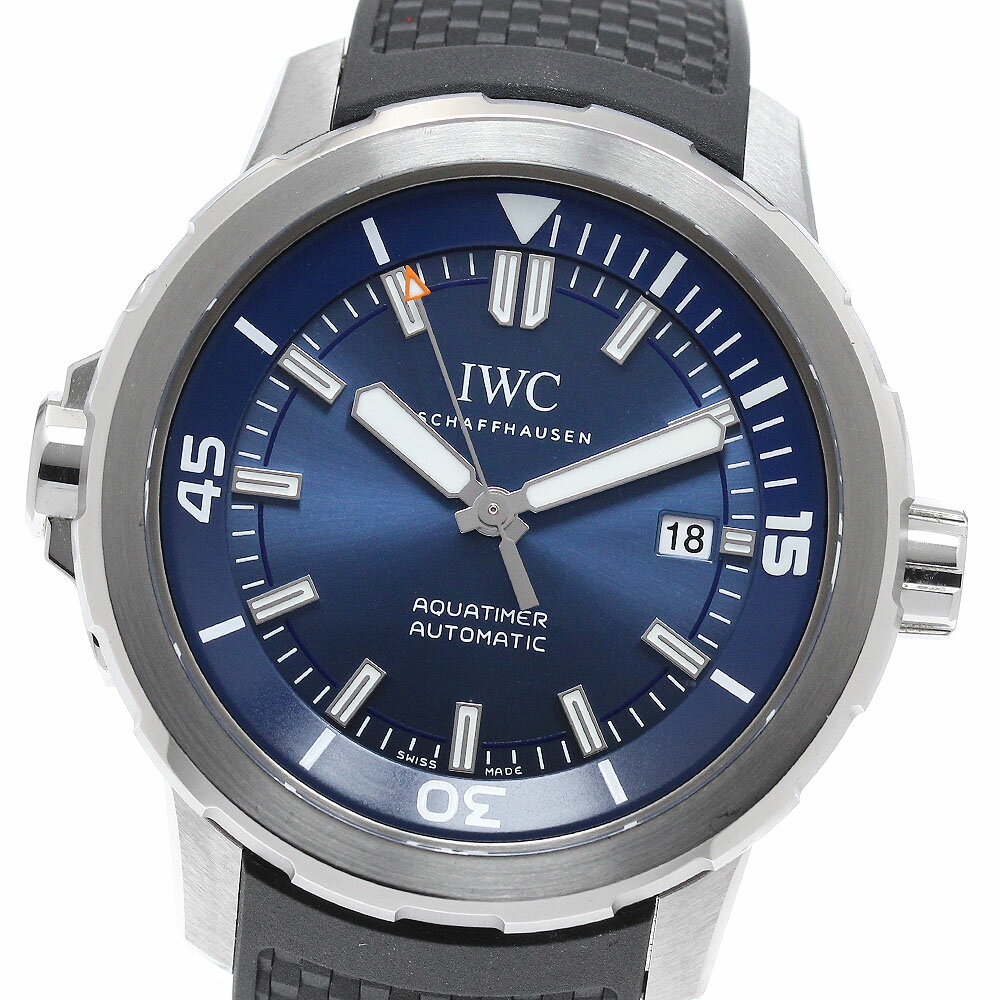 IWC SCHAFFHAUSEN IW329005 アクアタイマー エクスペディション・ジャック＝イヴ・クストー デイト 自動巻き メンズ 良品 保付き_965585