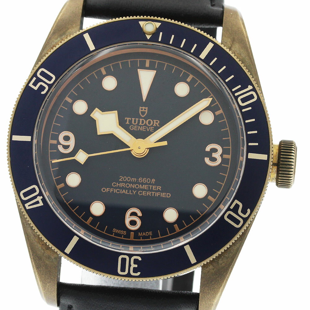 チュードル TUDOR 79250BB ヘリテージ ブラックベイ ブロンズ ブッヘラー限定 自動巻き メンズ 良品 保証書付き_965595【中古】