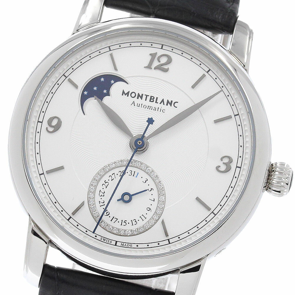 モンブラン MONTBLANC 119959 スター レガシー ダイヤ カボションシェル 自動巻き メンズ 良品 内箱付き_965733【中古】