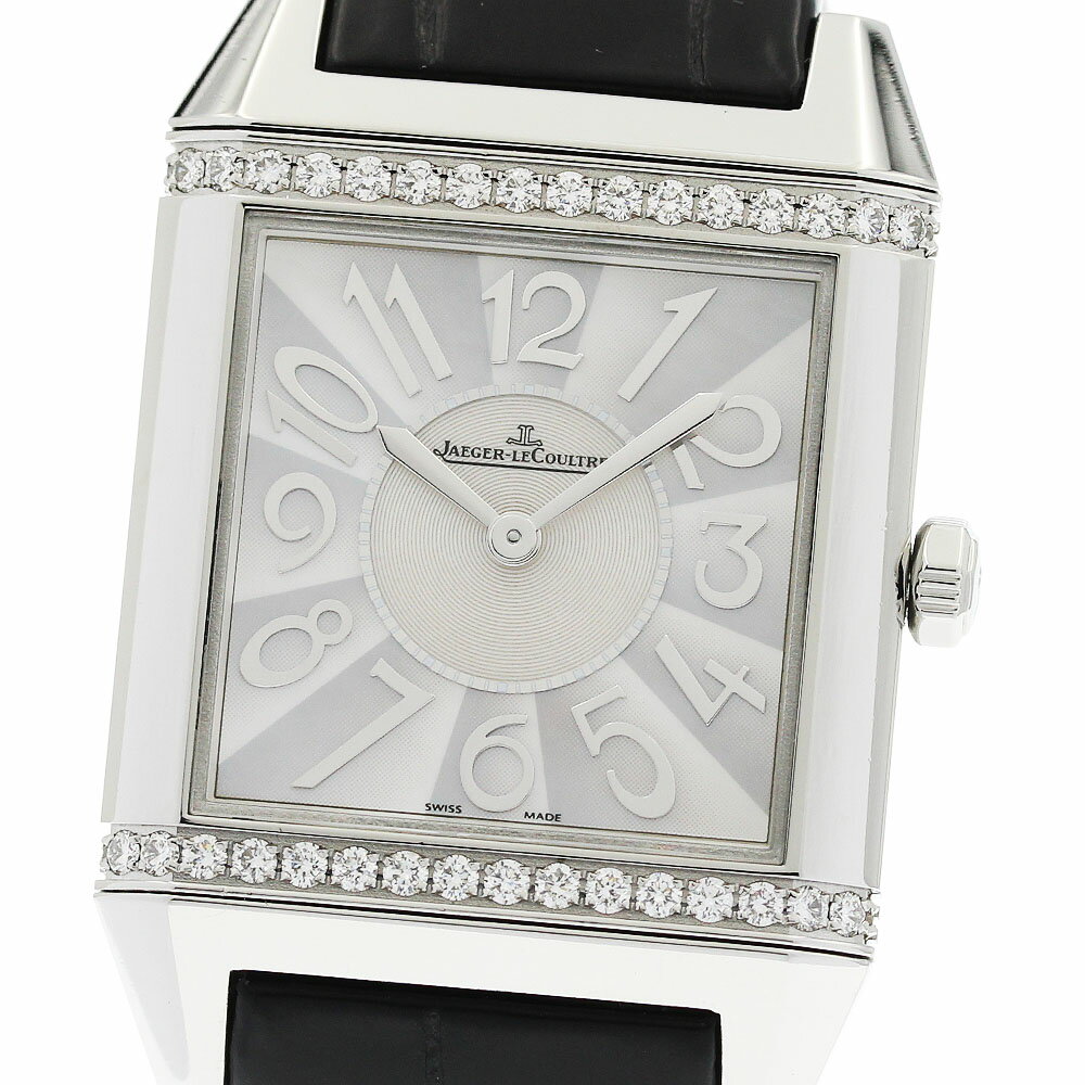 ジャガー・ルクルト JAEGER-LECOULTRE Q7038493/234.8.4 レベルソ スクアドラ レディ ダイヤベゼル クォーツ レディース 保証書付き_933132【中古】