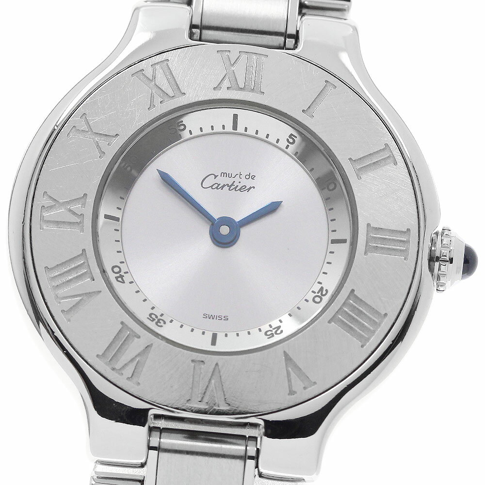 カルティエ CARTIER W10109T2 マスト21 ヴァンティアン クォーツ レディース _9 ...