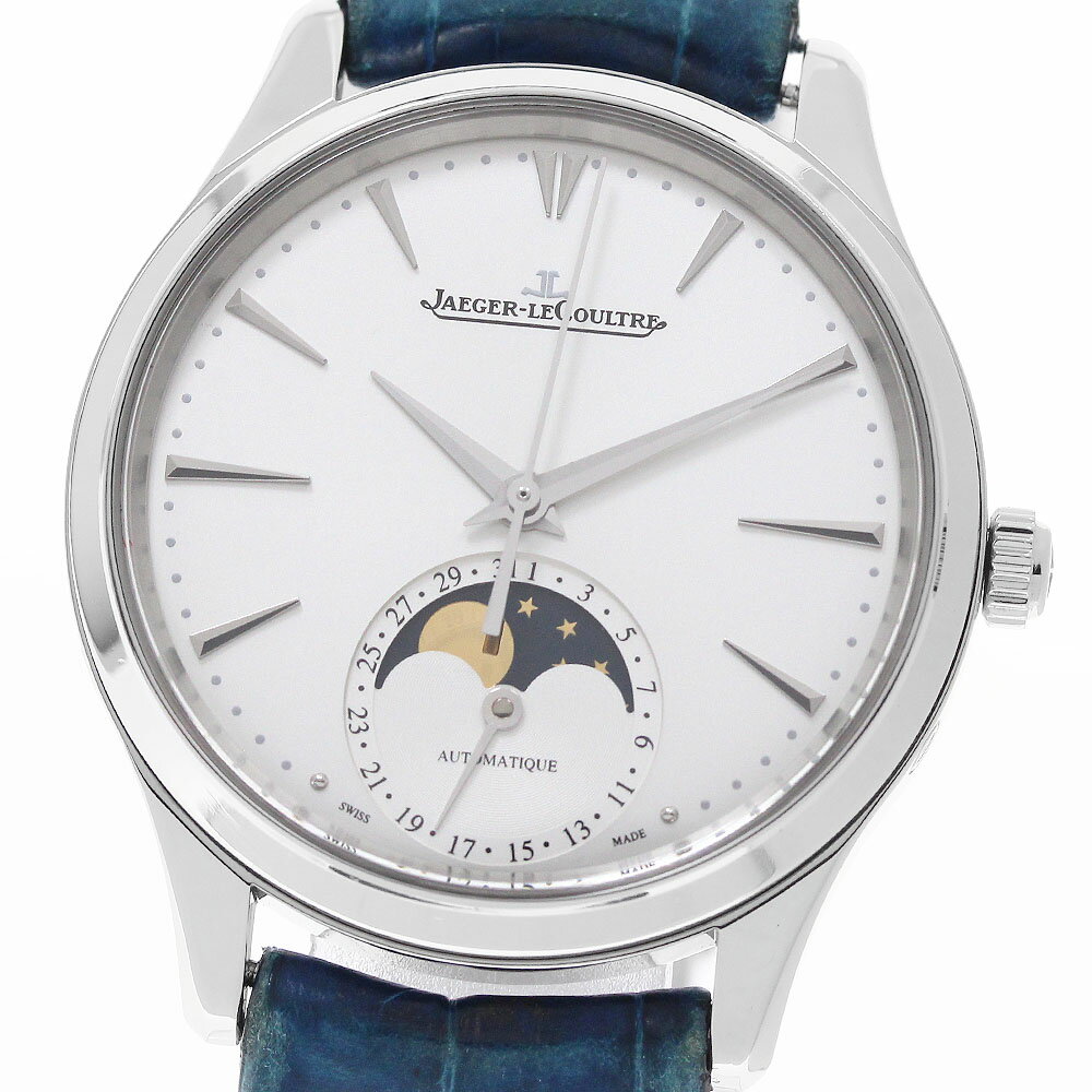 ベルト訳あり ジャガー ルクルト JAEGER-LECOULTRE 145.8.64.S/Q1258420 マスター ウルトラスリム ムーン 34MM AT 保証書付き_961946【中古】