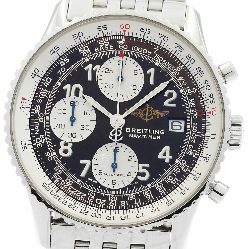 ブライトリング BREITLING A13322 ナビタイマー デイト クロノグラフ 自動巻き メンズ _962758【中古】