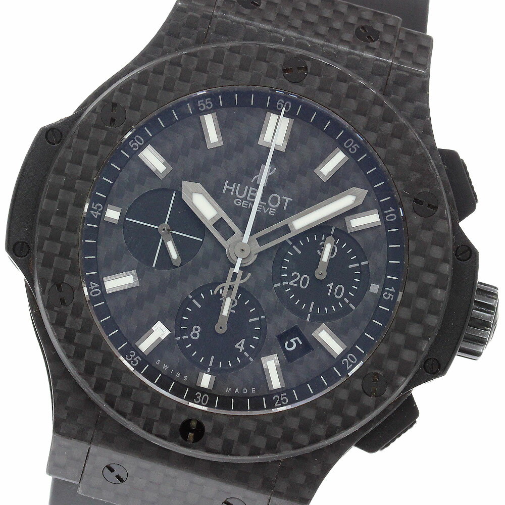 ウブロ HUBLOT 301.QX.1724.RX ビッグバン オールカーボン クロノグラフ 自動巻き メンズ 保証書付き_964264【中古】