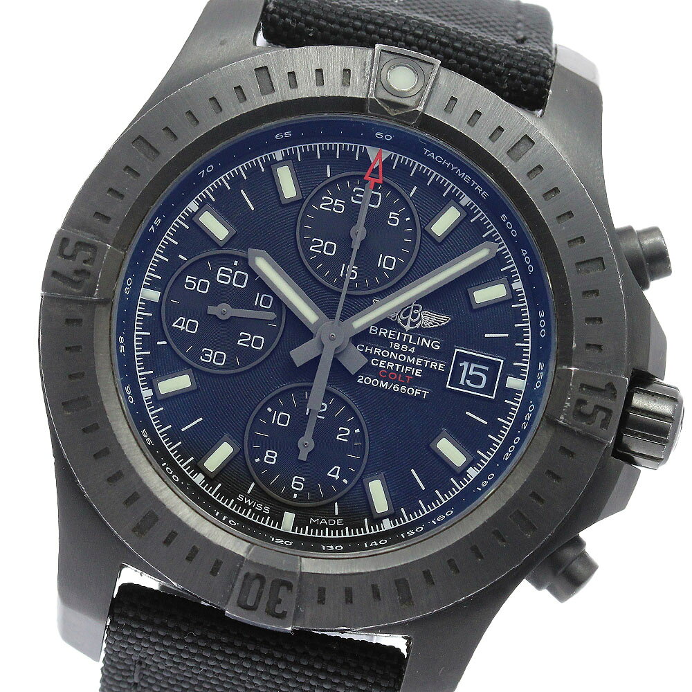 ブライトリング BREITLING M13388 コルト クロノグラフ デイト 自動巻き メンズ _966322【中古】