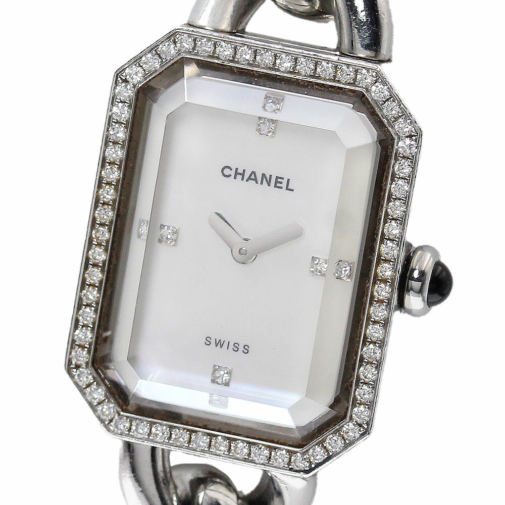 シャネル CHANEL H1063 プルミエール S ダイヤベゼル クォーツ レディース _961447【中古】