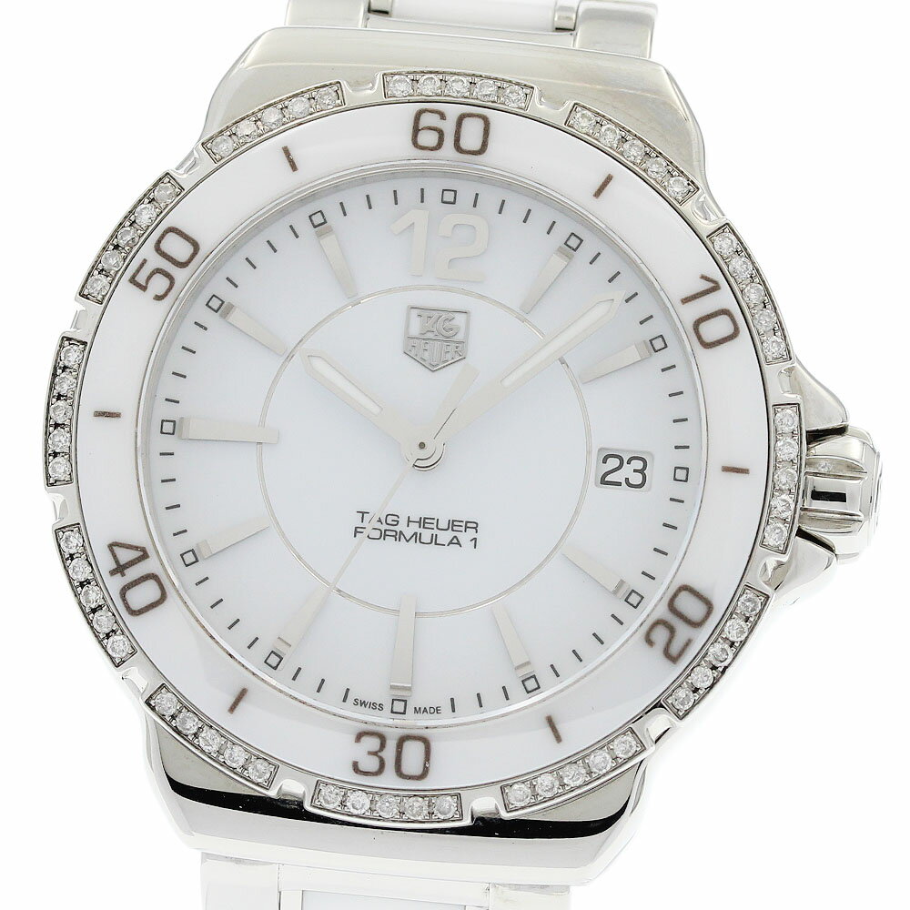 タグホイヤー TAG HEUER WAH1213 フォーミュラ1 ダイヤベゼル クォーツ レディース 良品 _963225【中古】