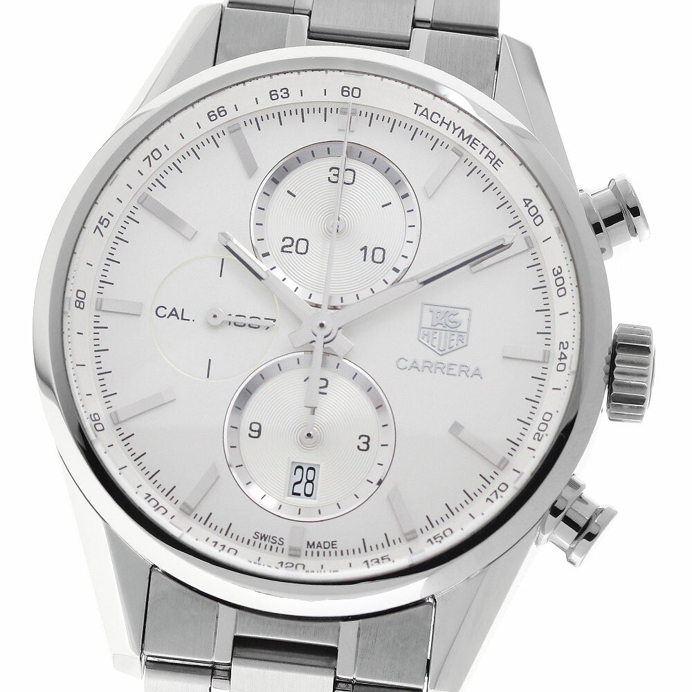 タグホイヤー TAG HEUER CAR2111-4 カレラ キャリバー 1887 クロノグラフ 自動巻き メンズ 良品 _964110【中古】