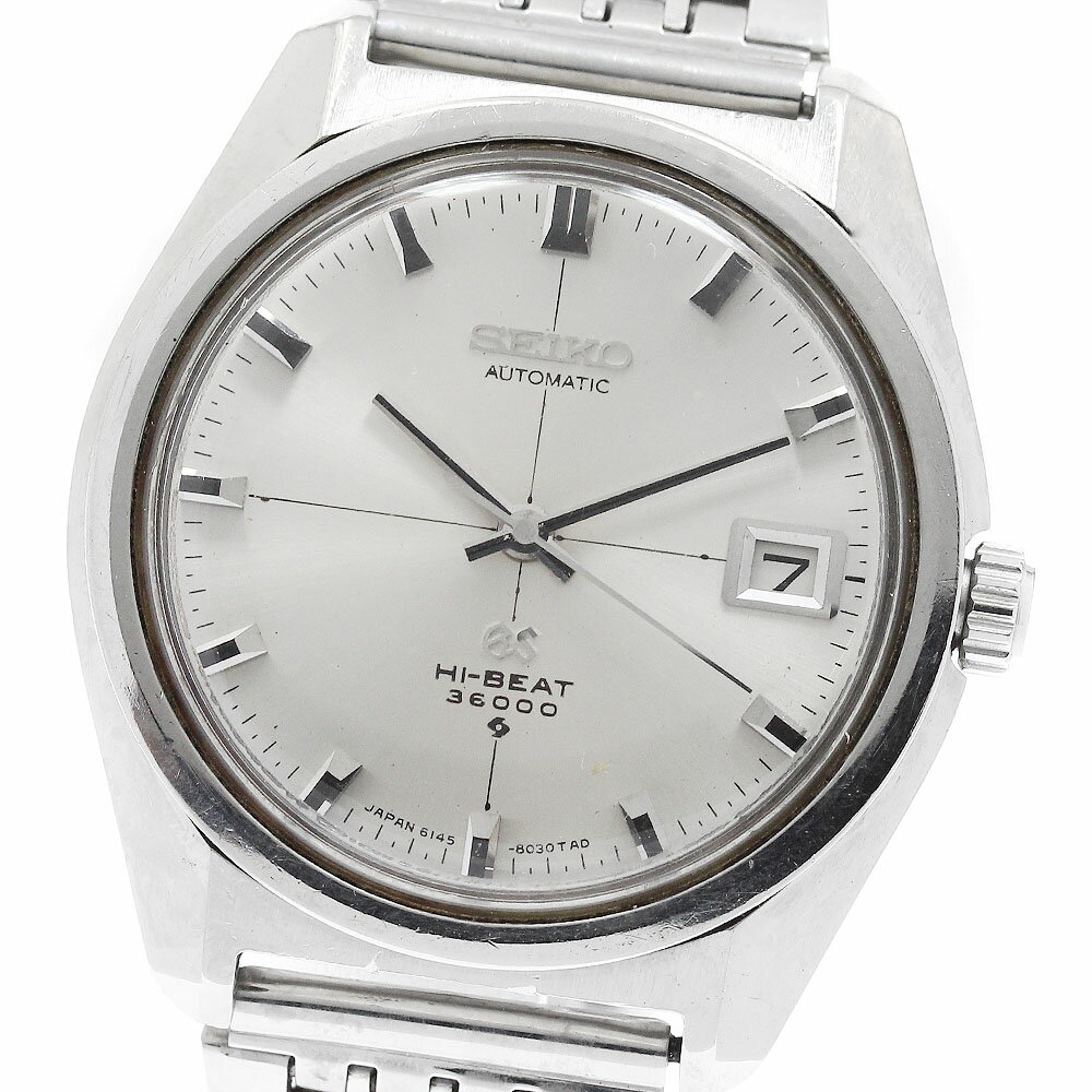訳あり セイコー SEIKO 6145-8000 グランドセイコー デイト 自動巻き メンズ _965191【中古】