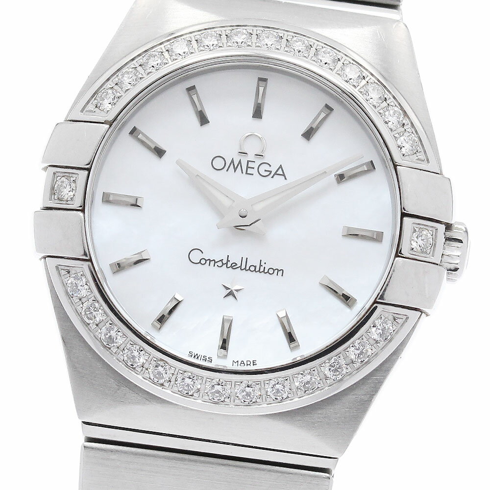 オメガ OMEGA 123.15.24.60.05.001 コンステレーション ダイヤベゼル クォーツ レディース _966500【中古】