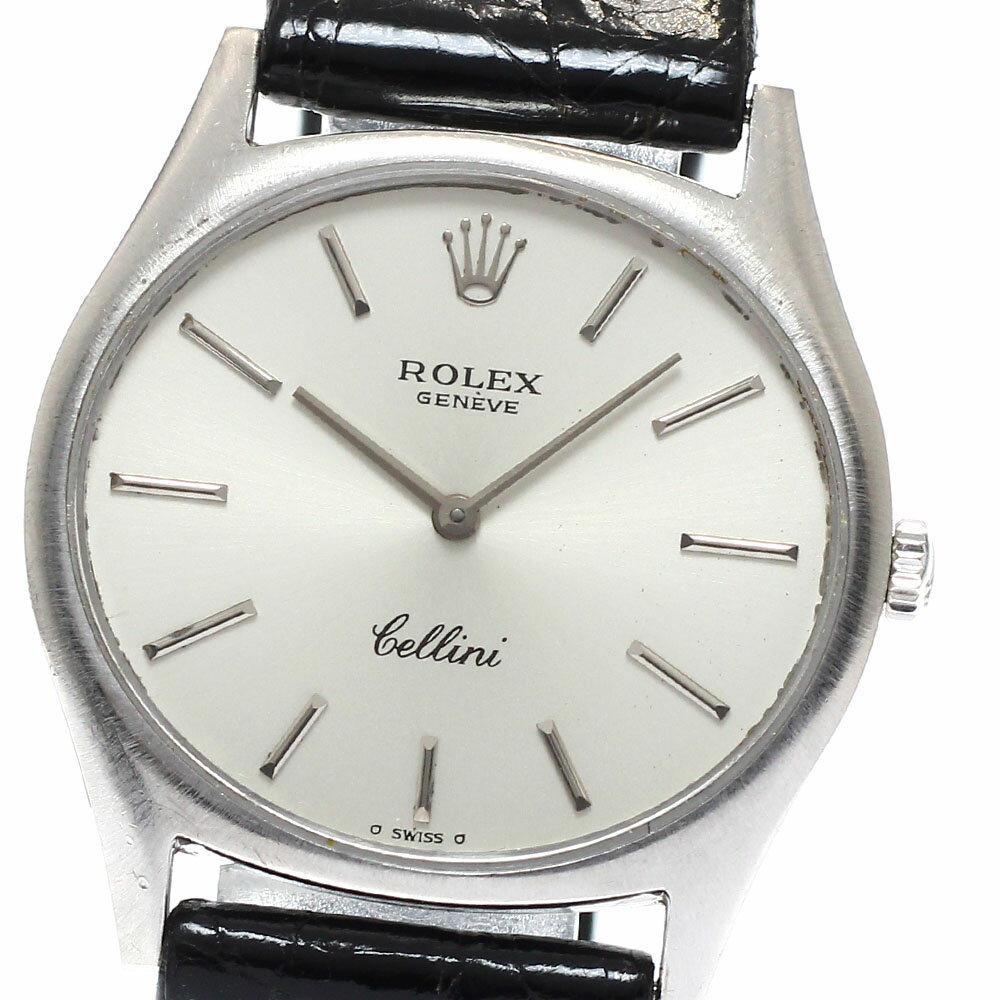 ロレックス ROLEX 3806 チェリーニ K18WG cal.1600 手巻き メンズ _950810