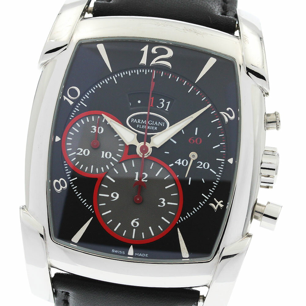 訳あり パルミジャーニフルリエ PARMIGIANI FLEURIER PFC128-0001400-HA1441 カルパグラフ デイト 自動巻き メンズ _874282【中古】