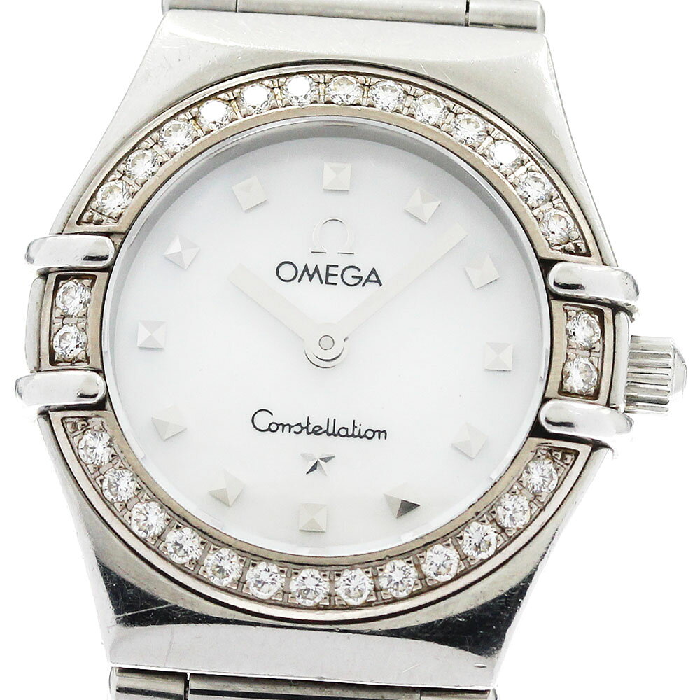 オメガ OMEGA 1465.71 コンステレーション マイチョイス ミニ ダイヤベゼル クォーツ  ...