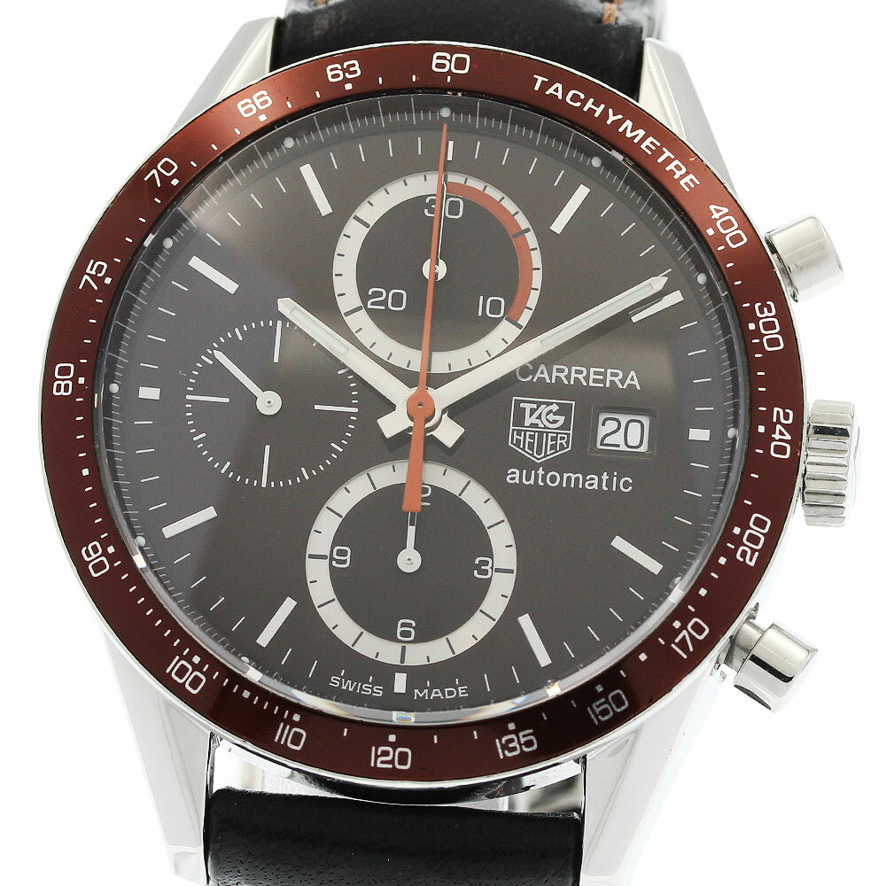 タグホイヤー TAG HEUER CV2013.FC6206 カレラ クロノグラフ キャリバー16 自動巻き メンズ 保証書付き_958546【中古】