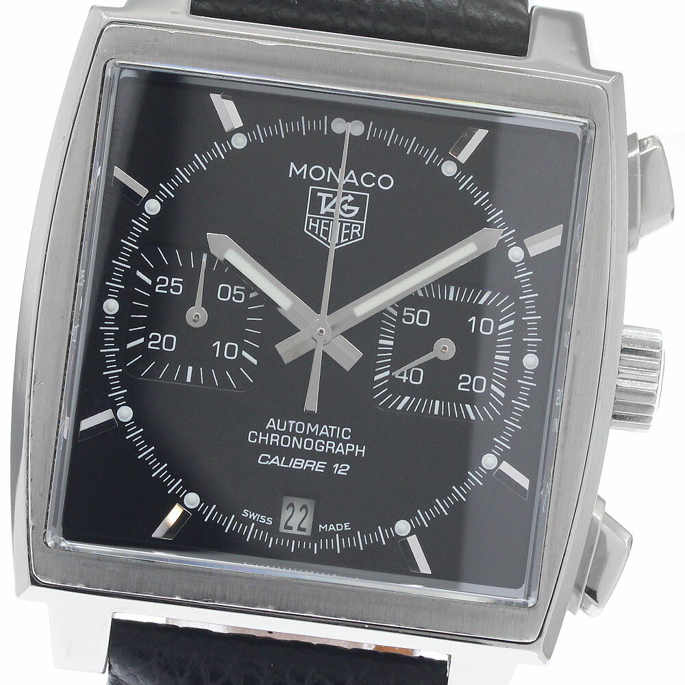 タグホイヤー TAG HEUER CAW2110-0 モナコ クロノグラフ キャリバー12 自動巻き メンズ _960085【中古】